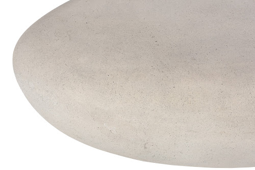 Phillips Collection River Stone , Roman Stone, Large Off White Coffee Table