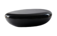 Phillips Collection River Stone , Gel Coat Black, Large Black Coffee Table