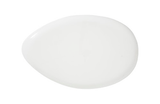 Phillips Collection River Stone , Gel Coat White, Small White Coffee Table