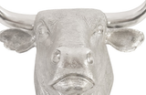 Phillips Collection Spanish Fighting Bull Wall Art Resin Silver Leaf Accent
