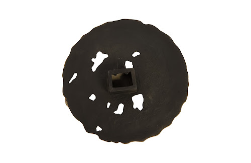 Phillips Collection Molten Wall Disc Small Gold Leaf Accent