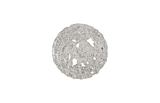 Phillips Collection Molten Wall Disc Small Silver Leaf Accent