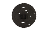 Phillips Collection Molten Wall Disc Large Silver Leaf Accent