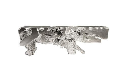Phillips Collection Freeform  Table Silver Leaf Extra Large Console