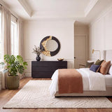 Phillips Collection Mercury Black Gold Leaf Mirror