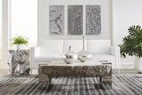 Phillips Collection Splotch Wall Art Rectangle Silver Leaf Accent