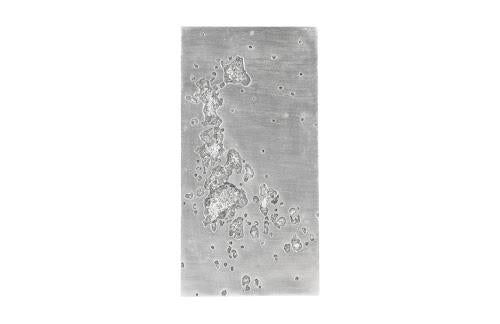 Phillips Collection Splotch Wall Art Rectangle Silver Leaf Accent