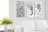 Phillips Collection Splotch Wall Art Rectangle Silver Leaf Accent