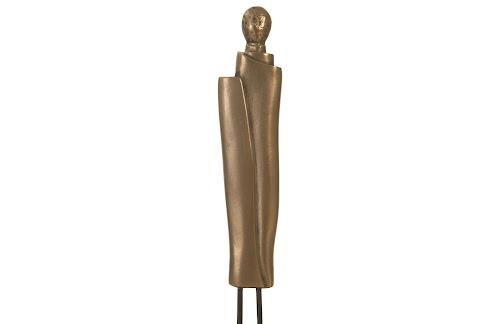 Phillips Collection Robed Monk Trio Sculpture Resin Bronze Finish Accent