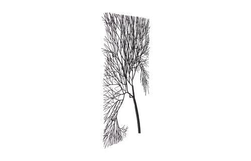 Phillips Collection Wire Tree Rectangular Metal Black Wall Art