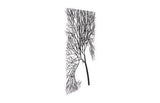 Phillips Collection Wire Tree Rectangular Metal Black Wall Art