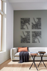 Phillips Collection Wire Tree Rectangular Metal Black Wall Art