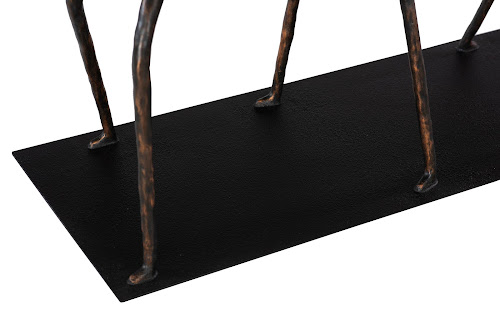 Phillips Collection Atlas  Table Chamcha Wood Natural Metal Console