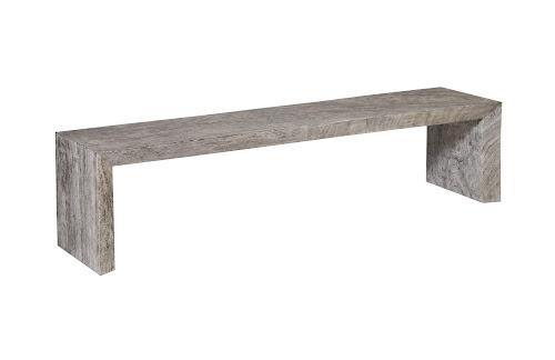 Phillips Collection Waterfall Gray Stone Bench