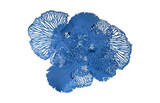 Phillips Collection Flower Wall Art Large Blue Metal Accent