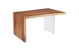 Phillips Collection Waterfall Natural Acrylic Leg Desk