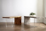 Phillips Collection Waterfall Natural Acrylic Leg Desk