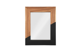 Phillips Collection Geometry Wood NaturalBlack Mirror