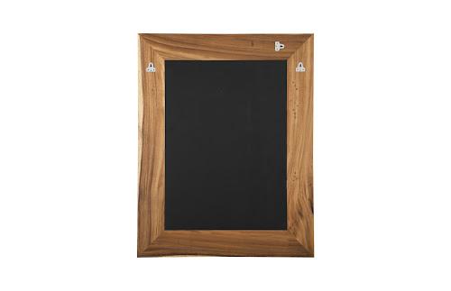 Phillips Collection Geometry Wood NaturalBlack Mirror