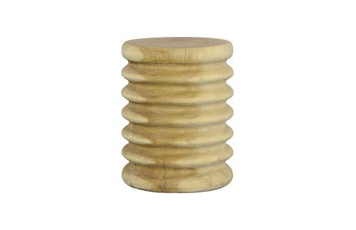 Phillips Collection Ribbed Natural Stool