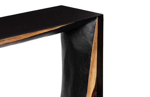 Phillips Collection Framed Waterfall  Table Natural Iron Console