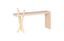 Phillips Collection Branch Waterfall  Table Bleached Console