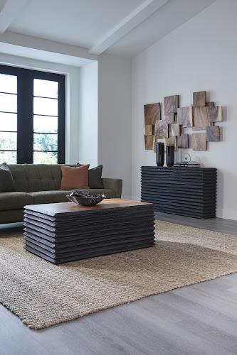 Phillips Collection Layered Burnt Natural Coffee Table