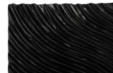 Phillips Collection Carved Wall Tile Black Wave Wall Art