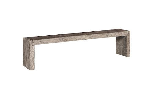 Phillips Collection Straightaway Gray Stone Bench Bench