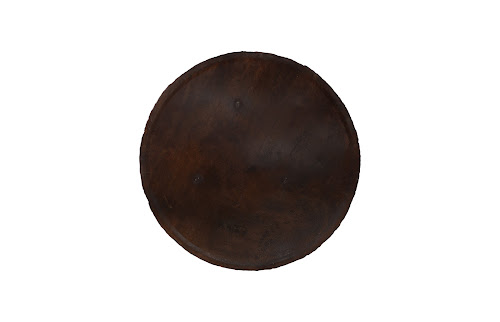 Phillips Collection Reclaimed Oil Drum Wall Disc Individual Pieces Assorted Colors and Depths Wall Art