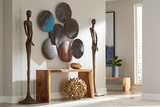 Phillips Collection Reclaimed Oil Drum Wall Disc Individual Pieces Assorted Colors and Depths Wall Art