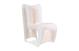 Phillips Collection Seat Belt Dining High Back White/Off-White Chair