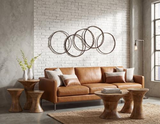 Phillips Collection Olympic Wall Hanging Reclaimed Oil Drums Rims 5 Rings Accent