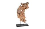 Phillips Collection Pipal Wood Sculpture Black Accent