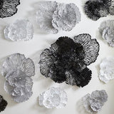 Phillips Collection Flower Wall Art Small White Metal Accent