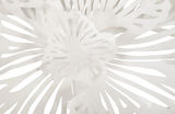 Phillips Collection Flower Wall Art Small White Metal Accent