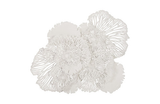 Phillips Collection Flower Wall Art Large White Metal Accent