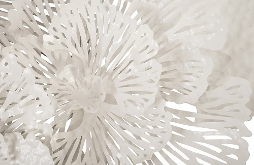 Phillips Collection Flower Wall Art Large White Metal Accent
