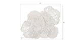 Phillips Collection Flower Wall Art Large White Metal Accent