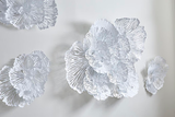 Phillips Collection Flower Wall Art Large White Metal Accent