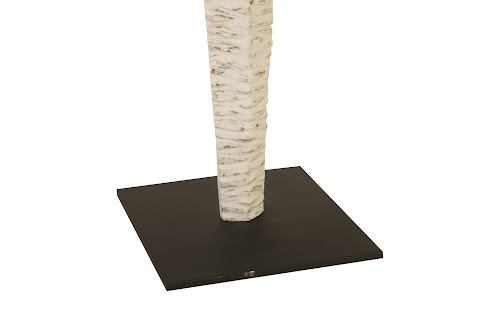 Phillips Collection Vested Female Sculpture Medium Chamcha Natural White Gold Accent
