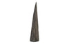 Phillips Collection Shark Tooth Sculpture Large Gray Stone Finish Accent