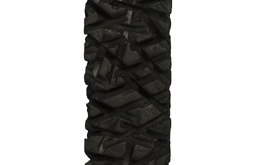 Phillips Collection Post Set of 3 Metal Base Burnt Accent