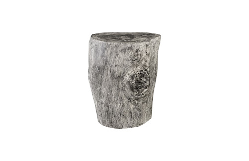 Phillips Collection Stump Gray Stone Stool