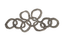 Phillips Collection Chain Wall art Chamcha Wood Gray Stone Finish Accent