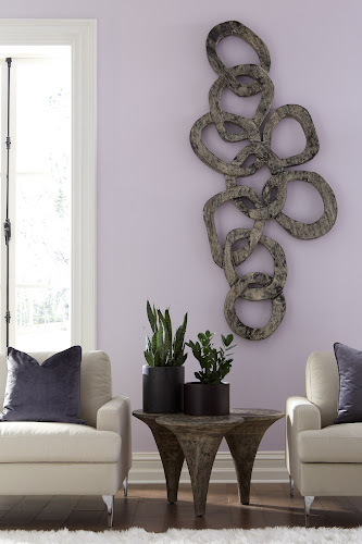 Phillips Collection Chain Wall art Chamcha Wood Gray Stone Finish Accent