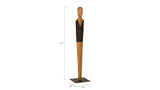 Phillips Collection Vested Male Sculpture Small Chamcha Natural Black Copper Accent