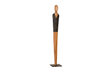 Phillips Collection Vested Male Sculpture Large Chamcha Natural Black Copper Accent
