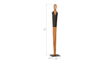 Phillips Collection Vested Male Sculpture Large Chamcha Natural Black Copper Accent