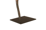 Phillips Collection Abstract Figure on Metal Base Bronze Finish Leg Folded Accent